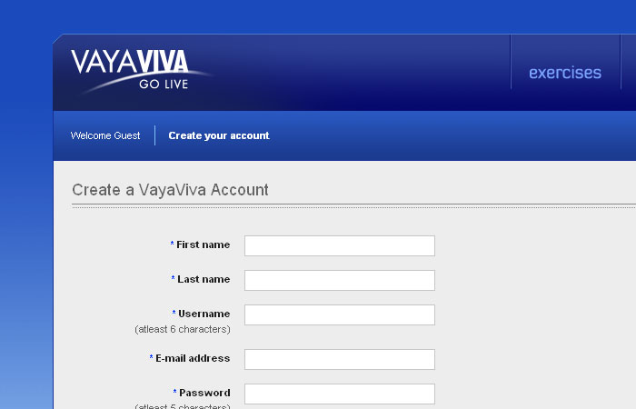 VayaViva Fitness Portal