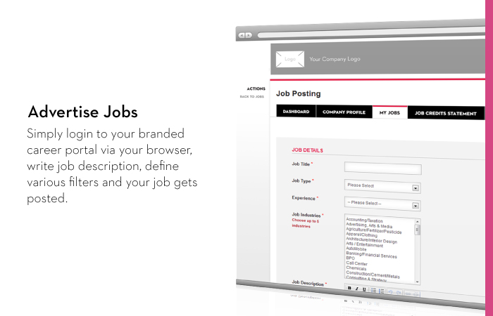 Branded Career Portal