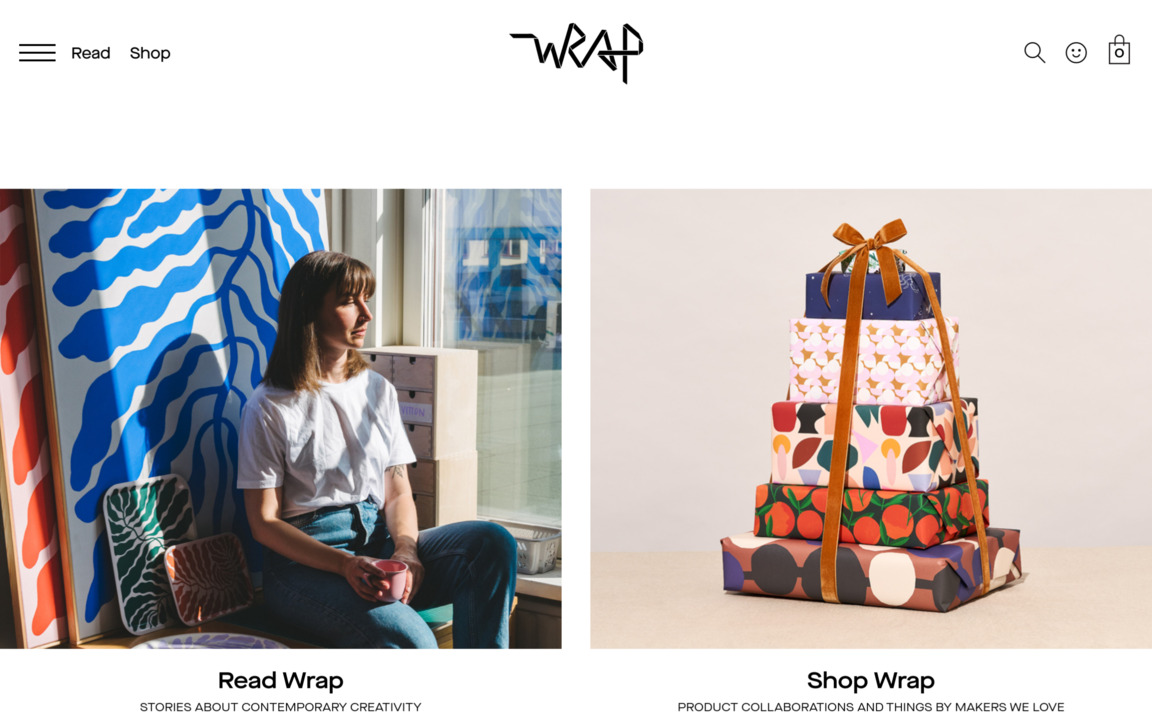 Web Design Inspiration - Wrap