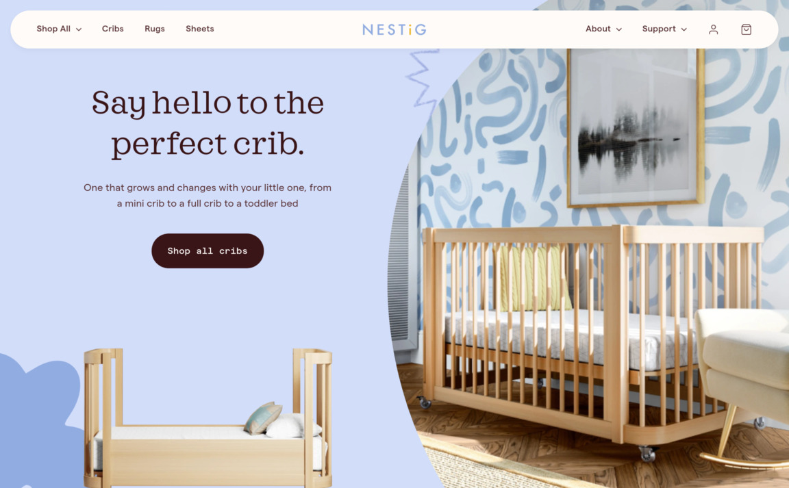 Web Design Inspiration - Nestig