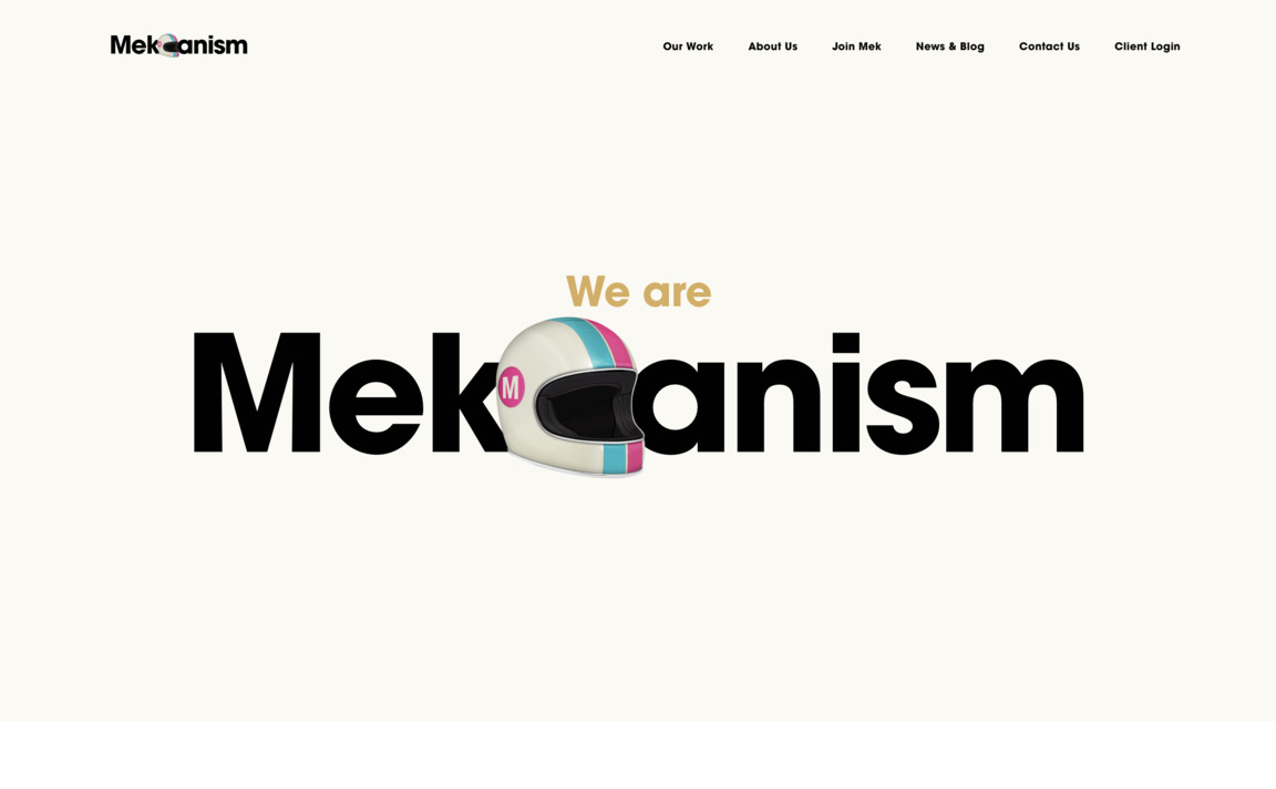 Web Design Inspiration - Mekanism