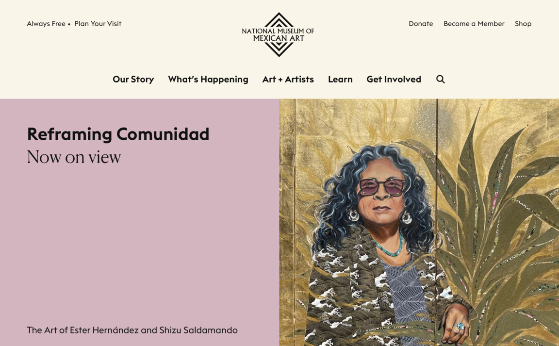 Web Design Inspiration - National Museum of Mexican Art