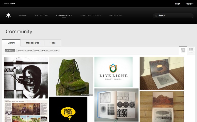 Web Design Inspiration - Image Spark