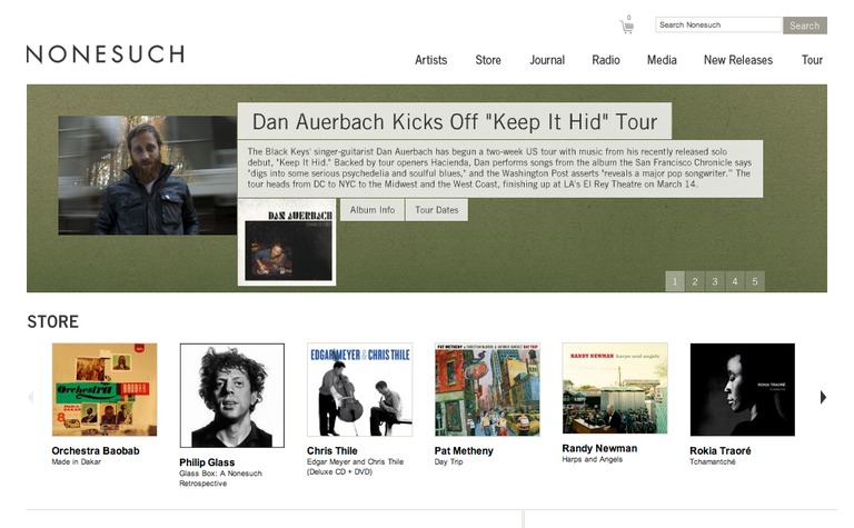 Web Design Inspiration - Nonesuch