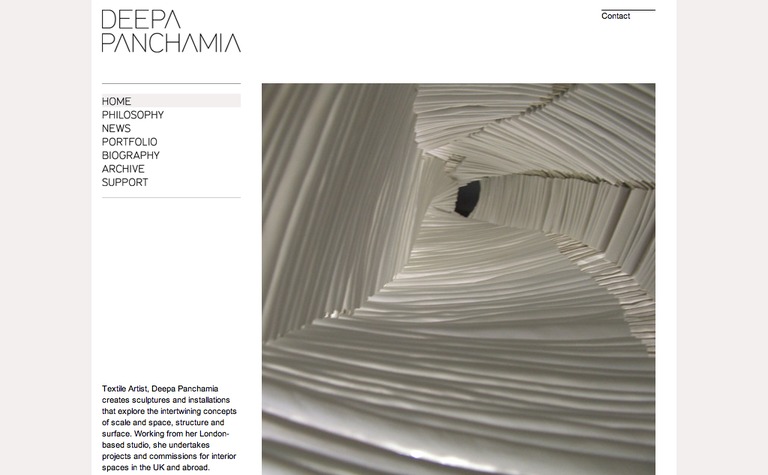 Web Design Inspiration - Deepa Panchamia