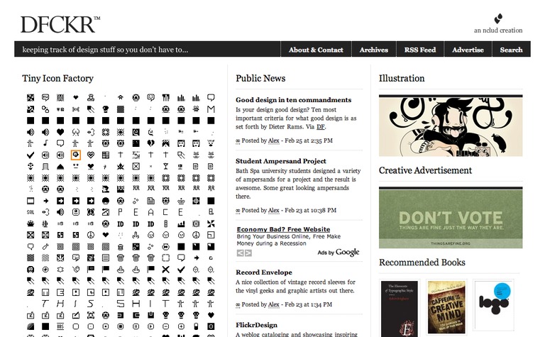 Web Design Inspiration - design fckr