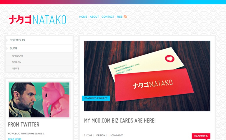 Web Design Inspiration - Natako