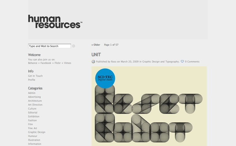 Web Design Inspiration - Human Resources