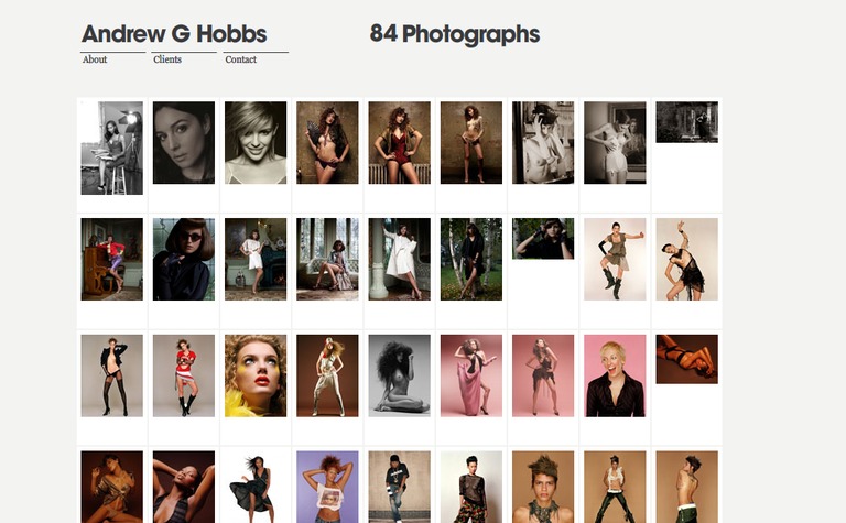 Web Design Inspiration - Andrew G. Hobbs