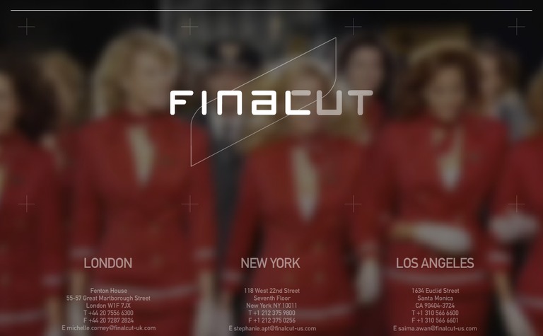 Web Design Inspiration - Final Cut