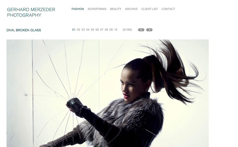 Web Design Inspiration - Gerhard Merzeder Photography