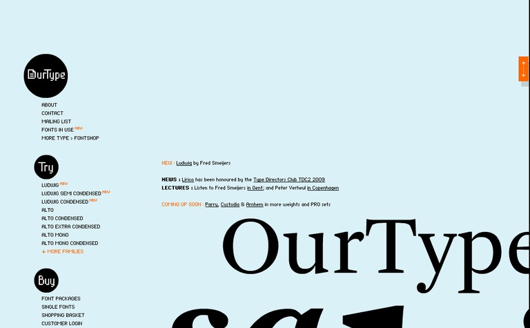 Web Design Inspiration - OurType