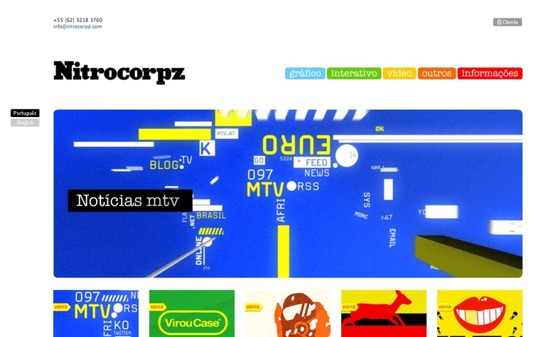 Web Design Inspiration - Nitrocorpz