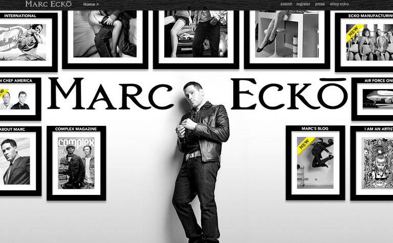 Web Design Inspiration - Marc Ecko