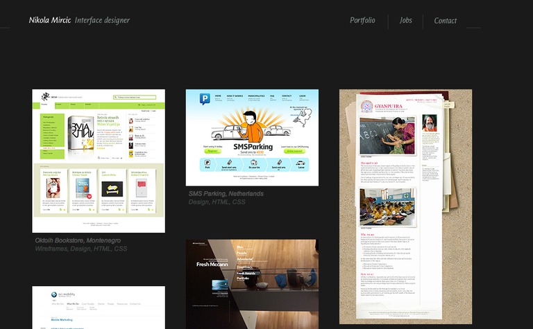 Web Design Inspiration - Nikola Mircic