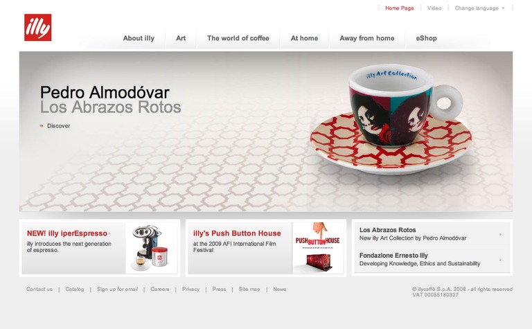 Web Design Inspiration - illy