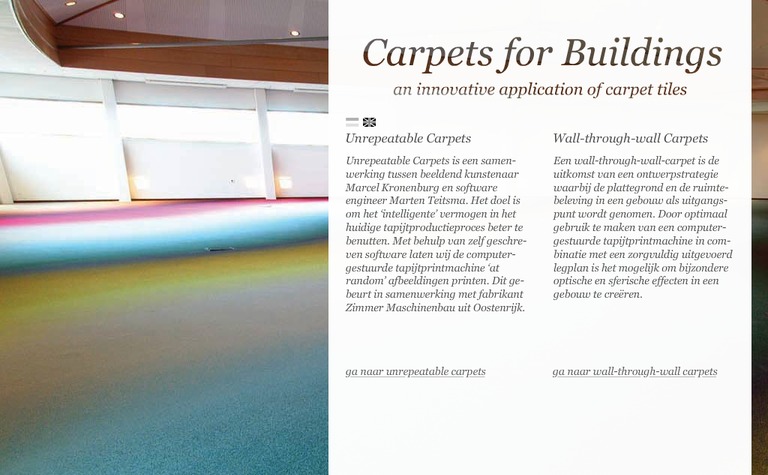 Web Design Inspiration - Carpets for Buildings