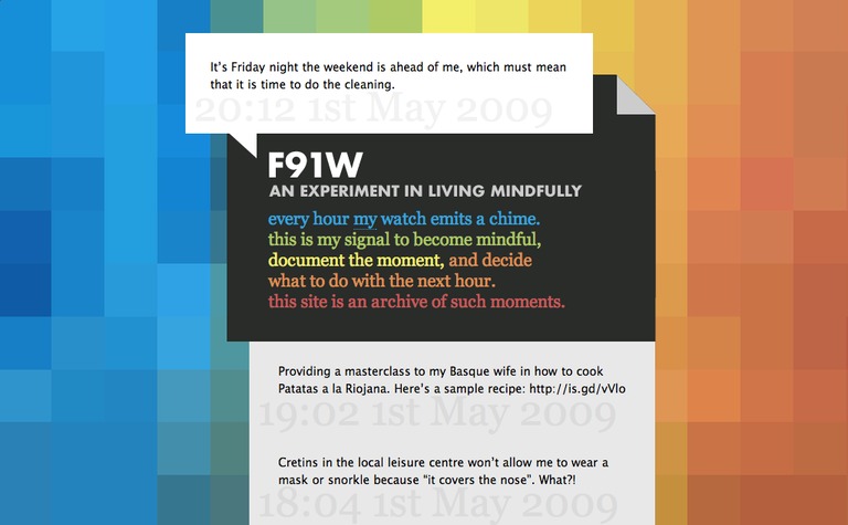 Web Design Inspiration - F91W