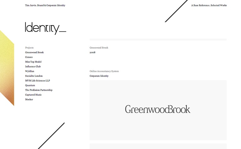 Web Design Inspiration - Tim Jarvis