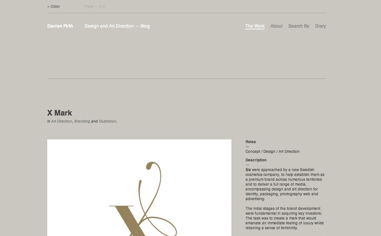 Web Design Inspiration - Darren Firth