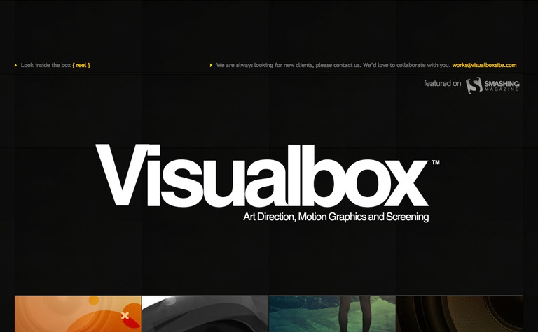 Web Design Inspiration - Visualbox