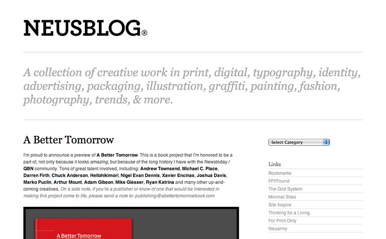 Web Design Inspiration - Neusblog