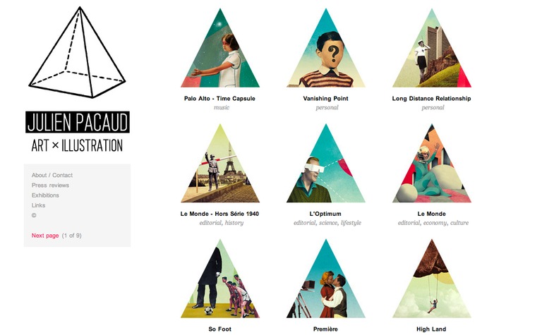 Web Design Inspiration - Julien Pacaud