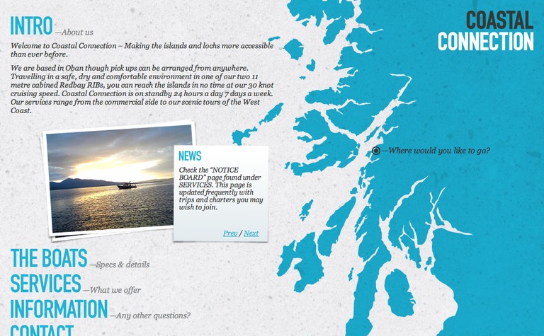 Web Design Inspiration - Coastal Connection
