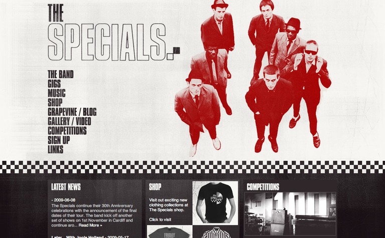 Web Design Inspiration - The Specials