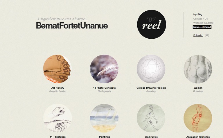 Web Design Inspiration - Bernet Fourtet