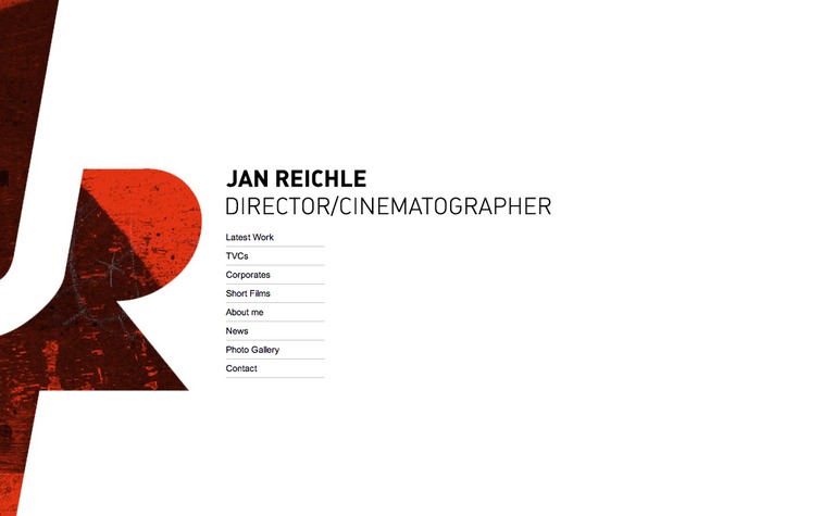 Web Design Inspiration - Jan Reichle