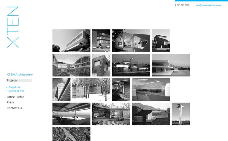 Web Design Inspiration - Xten Architecture