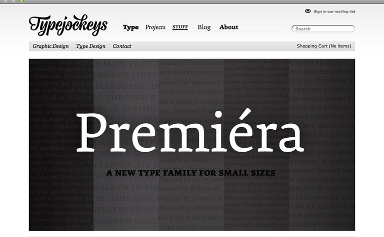 Web Design Inspiration - Typejockeys
