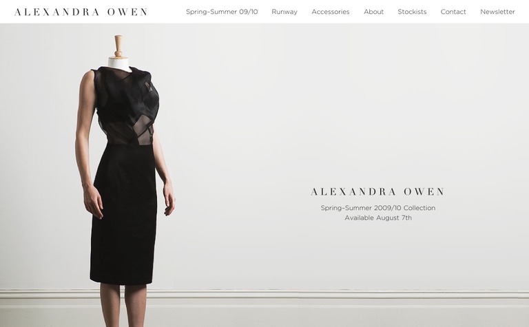 Web Design Inspiration - Alexandra Owen