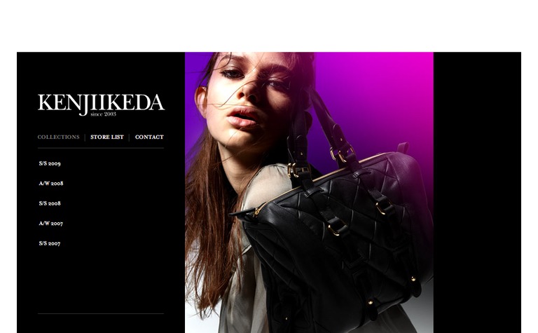 Web Design Inspiration - Kenjiikeda