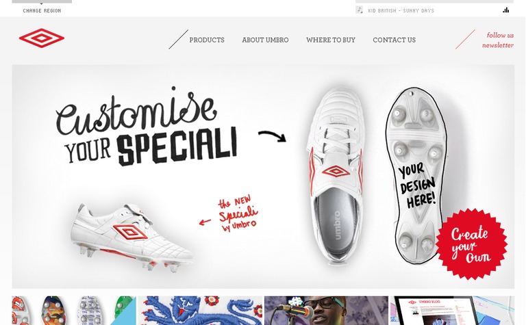 Web Design Inspiration - Umbro