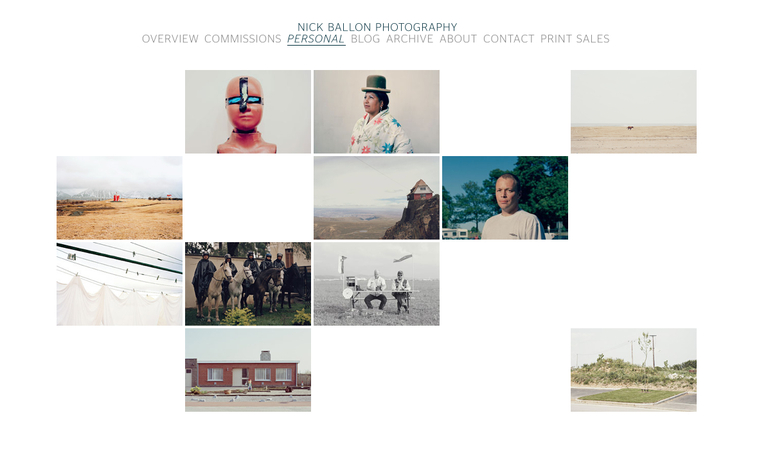 Web Design Inspiration - Nick Ballon Photography