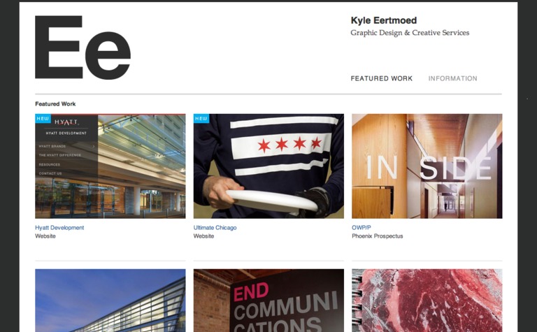 Web Design Inspiration - Kyle Eertmoed