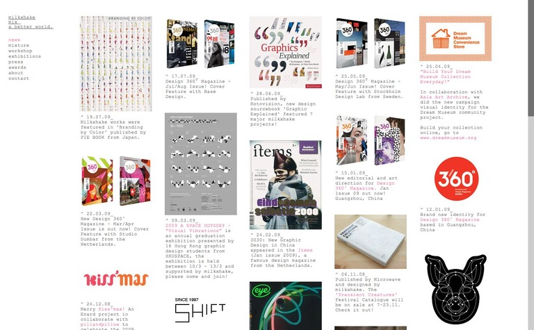 Web Design Inspiration - milkxhake
