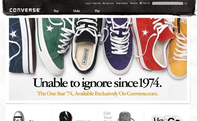 Web Design Inspiration - Converse