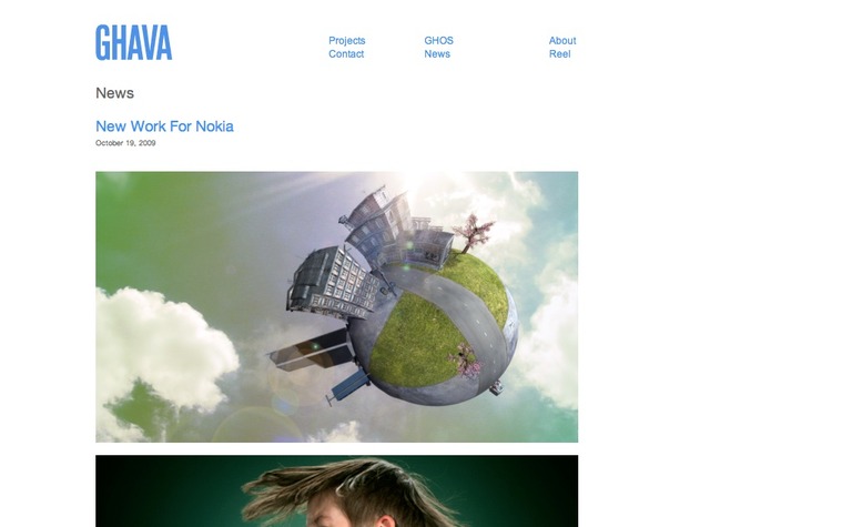 Web Design Inspiration - Ghava