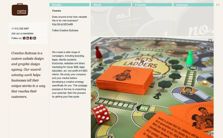 Web Design Inspiration - Creative Suitcase