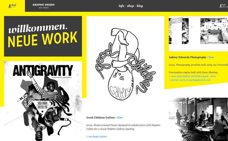 Web Design Inspiration - Erik Kiesewetter