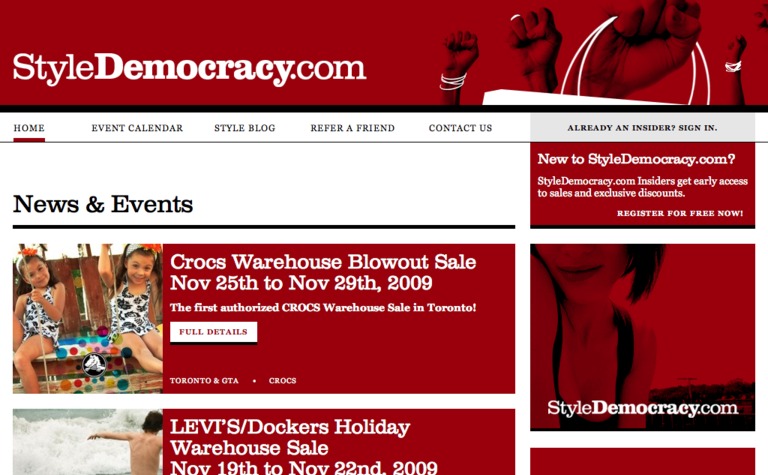 Web Design Inspiration - StyleDemocracy.com