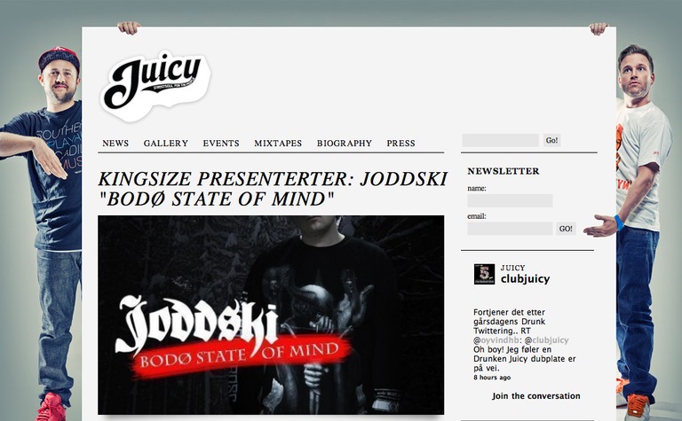 Web Design Inspiration - Club Juicy