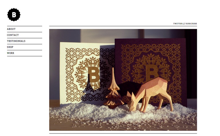 Web Design Inspiration - Bless