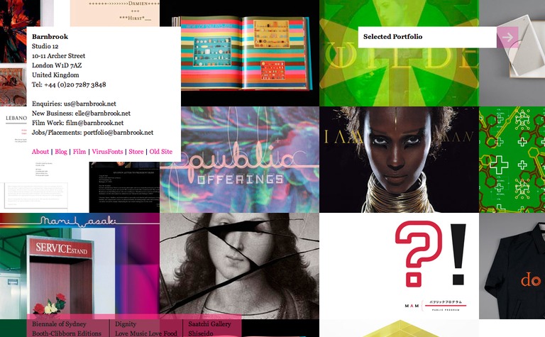 Web Design Inspiration - Barnbrook