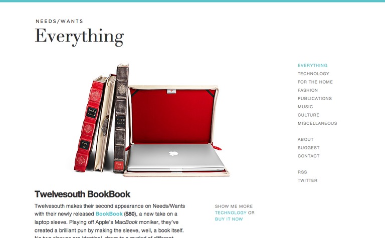 Web Design Inspiration - Needs-Wants Magazine