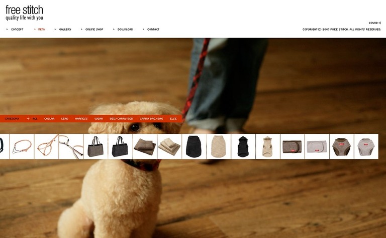 Web Design Inspiration - Freestitch