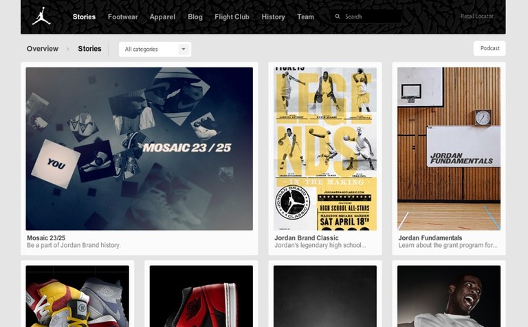 Web Design Inspiration - Nike Jumpman23